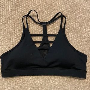 Zyia Black Grid Bra